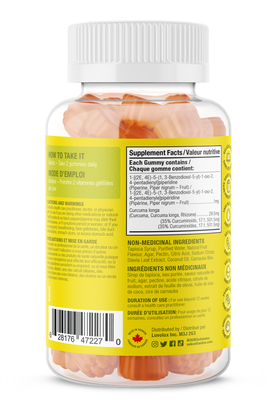 Turmeric Gummies SUKU Vitamins