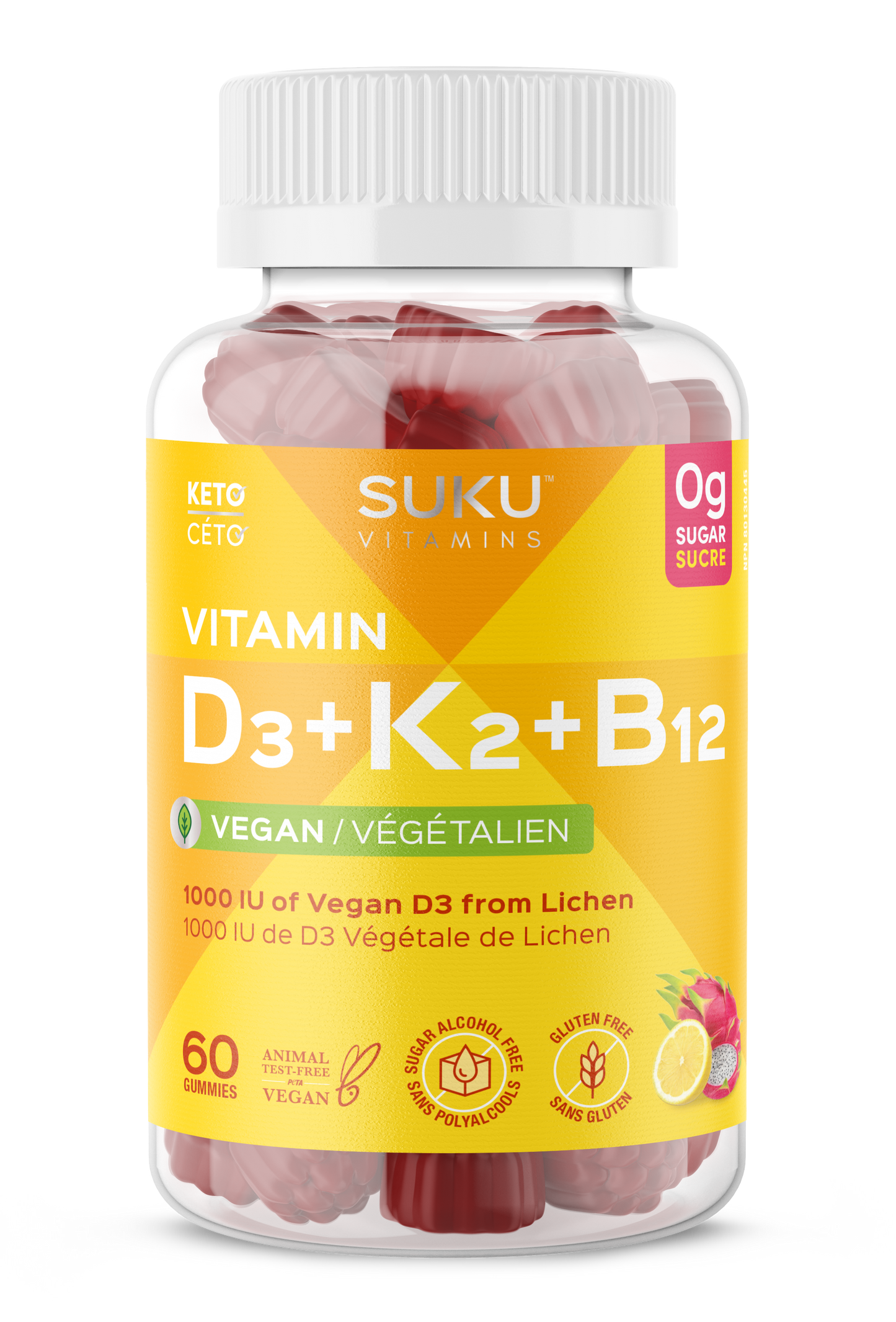Vitamin D3 + K2 + B12