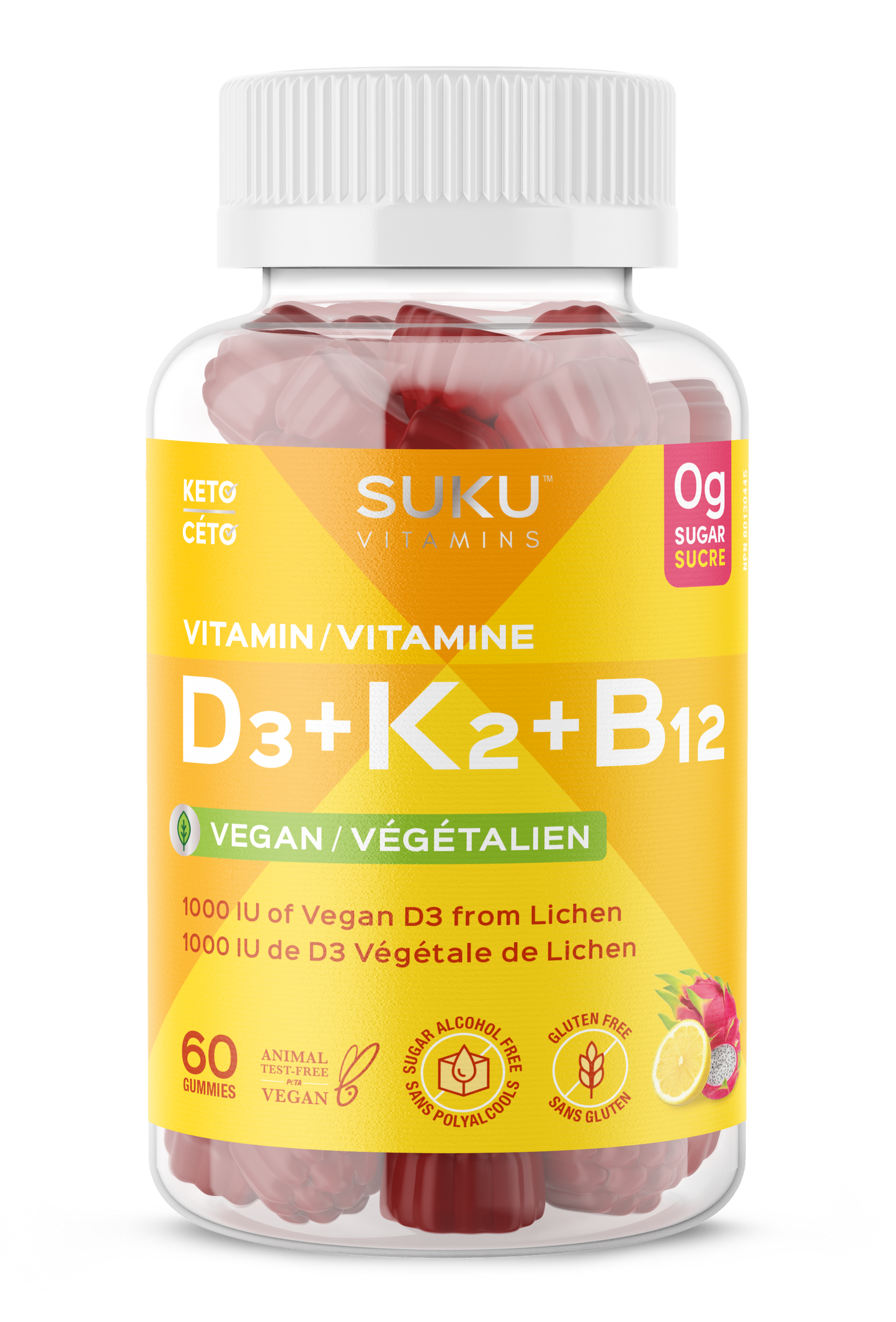 Vitamin D3 + K2 + B12